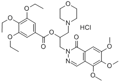 CAS#: 38952-88-4, [1-Morpholin-4-Yl-3-(5,6,7-Trimethoxy-1-Oxophthalazin-2-Yl)Propan-2-Yl] 3,4,5-Triethoxybenzoate Hydrochloride