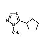 CAS#: 389606-94-4, 5-Cyclopentyl-1-Methyl-1H-1,2,4-Triazole