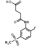 CAS#: 389609-83-0, 4-{[2-Fluoro-5-(Methylsulfonyl)Phenyl]Amino}-4-Oxobutanoic Acid