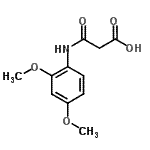 CAS#: 38989-32-1, 3-[(2,4-Dimethoxyphenyl)Amino]-3-Oxopropanoic Acid