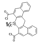 CAS#: 39026-34-1, 4,4'-Methylenebis(3-Methoxy-2-Naphthoyl Chloride)
