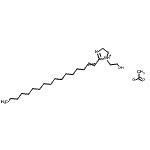 CAS#: 39043-53-3, 2-(1-Heptadecen-1-Yl)-1-(2-Hydroxyethyl)-4,5-Dihydro-1H-Imidazol-1-Ium Acetate