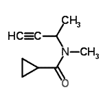 CAS#: 39080-03-0, N-(3-Butyn-2-Yl)-N-Methylcyclopropanecarboxamide