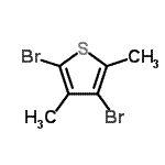 CAS#: 39129-54-9, 2,4-Dibromo-3,5-Dimethylthiophene