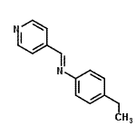 CAS#: 391609-31-7, (E)-N-(4-Ethylphenyl)-1-(4-Pyridinyl)Methanimine