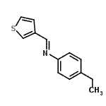 CAS#: 391609-58-8, (E)-N-(4-Ethylphenyl)-1-(3-Thienyl)Methanimine
