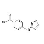 CAS#: 391870-64-7, 4-(1,3-Oxazol-4-Ylamino)Benzoic Acid