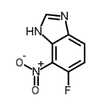CAS#: 391906-61-9, 5-Fluoro-4-Nitro-1H-Benzimidazole