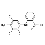 CAS 登录号：39191-48-5， 2-[(2,3,5-三氯-4-甲基苯基)氨基]苯甲酸