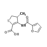 CAS#: 392244-43-8, 3-(2-Furoylamino)-4-Methyl-4,5-Dihydro-2-Thiophenecarboxylic Acid