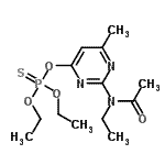 CAS#: 39247-96-6, O-{2-[Acetyl(Ethyl)Amino]-6-Methyl-4-Pyrimidinyl} O,O-Diethyl Phosphorothioate