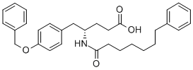 CAS#: 393569-31-8, (S)-5-(4-Benzyloxyphenyl)-4-((7-phenylheptanoyl)amino)pentanoic acid