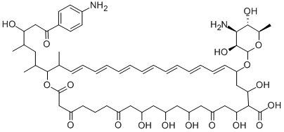 CAS#: 39372-30-0, (23E,25E,27E,29E,31E,33E,35E)-22-(4-Amino-3,5-Dihydroxy-6-Methyloxan-2-Yl)Oxy-38-[7-(4-Aminophenyl)-5-Hydroxy-4-Methyl-7-Oxoheptan-2-Yl]-10,12,14,18,20-Pentahydroxy-37-Methyl-2,4,8,16-Tetraoxo-1-Oxacyclooctatriaconta-23,25,27,29,31,33,35-Heptaene-19-Carboxylic Acid