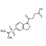 CAS#: 393795-65-8, 4-[5-(Dimethylsulfamoyl)-2,3-Dihydro-1H-Indol-1-Yl]-4-Oxobutanoic Acid