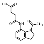 CAS#: 394654-07-0, 4-[(1-Acetyl-2,3-Dihydro-1H-Indol-7-Yl)Amino]-4-Oxobutanoic Acid