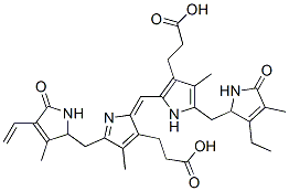CAS#: 3947-38-4, 3-[2-[(Z)-[3-(2-Carboxyethyl)-5-[[(2R)-4-Ethenyl-3-Methyl-5-Oxo-1,2-Dihydropyrrol-2-Yl]Methyl]-4-Methylpyrrol-2-Ylidene]Methyl]-5-[[(2R)-3-Ethyl-4-Methyl-5-Oxo-1,2-Dihydropyrrol-2-Yl]Methyl]-4-Methyl-1H-Pyrrol-3-Yl]Propanoic Acid