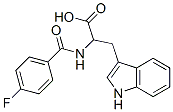 CAS#: 39545-02-3, 2-[(4-fluorobenzoyl)amino]-3-(1H-indol-3-yl)propanoic acid