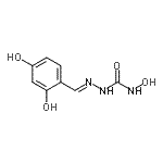 CAS#: 395639-32-4, (2E)-2-(2,4-Dihydroxybenzylidene)-N-Hydroxyhydrazinecarboxamide