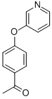 CAS#: 39572-18-4, 1-[4-(Pyridin-3-Yloxy)Phenyl]Ethan-1-One