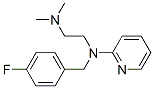 CAS#: 396-59-8, N-[(4-Fluorophenyl)Methyl]-N',N'-Dimethyl-N-Pyridin-2-Ylethane-1,2-Diamine