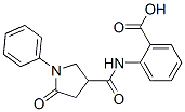 CAS#: 39630-02-9, 2-[[(5-Oxo-1-Phenylpyrrolidin-3-Yl)Carbonyl]Amino]Benzoic Acid