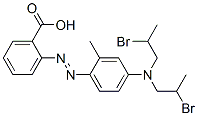 CAS#: 39669-49-3, 2-[[4-[Bis(2-Bromopropyl)Amino]-2-Tolyl]Azo]Benzoic Acid