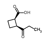 CAS#: 398129-70-9, (1R,2S)-2-Propionylcyclobutanecarboxylic Acid