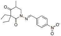 CAS#: 39844-62-7, 3,3-Diethyl-5-Methyl-1-[(4-Nitrophenyl)Methylideneamino]Piperidine-2,4-Dione