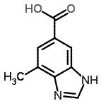CAS#: 398452-96-5, 4-Methyl-1H-Benzimidazole-6-Carboxylic Acid