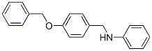 CAS#: 39860-75-8, N-[[4-(Phenylmethoxy)Phenyl]Methyl]Aniline