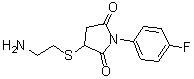 CAS#: 400063-27-6, 3-[(2-Aminoethyl)Sulfanyl]-1-(4-Fluorophenyl)-2,5-Pyrrolidinedione