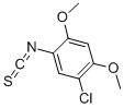 CAS 登录号：40046-27-3， 5-氯-2,4-二甲氧基苯基异硫氰酸酯