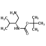 CAS#: 400652-50-8, 2-Methyl-2-Propanyl [(2R)-1-Amino-3-Methyl-2-Butanyl]Carbamate