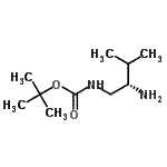 CAS#: 400652-55-3, 2-Methyl-2-Propanyl [(2S)-2-Amino-3-Methylbutyl]Carbamate