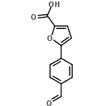 CAS 登录号：400744-65-2， 5-(4-甲酰基苯基)-2-糠酸