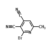 CAS#: 400752-08-1, 2-Bromo-6-Methyl-3,4-Pyridinedicarbonitrile