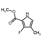CAS#: 400837-76-5, Methyl 3-Fluoro-4-Methyl-1H-Pyrrole-2-Carboxylate