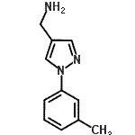 CAS 登录号：400876-68-8， 1-[1-(3-甲基苯基)-1H-吡唑-4-基]甲胺