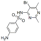 CAS 登录号：4015-19-4， 4-氨基-N-(5-溴-2,6-二甲基-4-嘧啶基)苯-1-磺酰胺