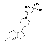 CAS#: 401565-86-4, 2-Methyl-2-Propanyl 4-(5-Bromo-2,3-Dihydro-1H-Indol-1-Yl)-1-Piperidinecarboxylate