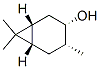 CAS 登录号：4017-93-0， [1R-(1alpha,3beta,4beta,6alpha)]-4,7,7-三甲基双环[4.1.0]庚烷-3-醇