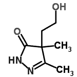 CAS 登录号：401934-50-7， 4-(2-羟基乙基)-4,5-二甲基-2,4-二氢-3H-吡唑-3-酮