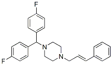 CAS#: 40218-96-0, 1-[Bis(4-Fluorophenyl)Methyl]-4-Cinnamylpiperazine