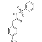 CAS 登录号：402508-83-2， 2-(4-氨基苯基)-N-(苯磺酰基)乙酰胺