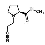 CAS 登录号：403477-58-7， 甲基1-(2-氰基乙基)-L-脯氨酸酯