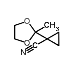 CAS#: 403615-51-0, 1-(2-Methyl-1,3-Dioxolan-2-Yl)Cyclopropanecarbonitrile