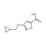 CAS#: 404034-09-9, 3-(2-Oxiranylmethoxy)-1,2-Oxazole-5-Carboxylic Acid