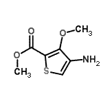 CAS 登录号：404338-09-6， 甲基4-氨基-3-甲氧基-2-噻吩羧酸酯