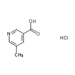 CAS#: 40473-04-9, 5-Methylnicotinic Acid Hydrochloride (1:1)