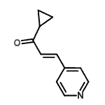 CAS 登录号：404916-67-2， (2E)-1-环丙基-3-(4-吡啶基)-2-丙烯-1-酮